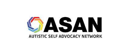 rainbow logo for ASAN (autistic self advocacy network)